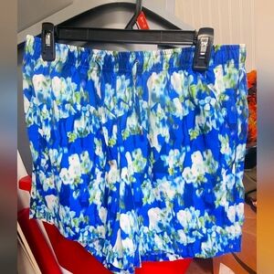 mark. Blue and Green Patterned Shorts